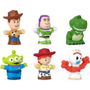 🆕 NWT Fisher-Price Little People Disney Pixar Toy Story 6-Piece Figure Set